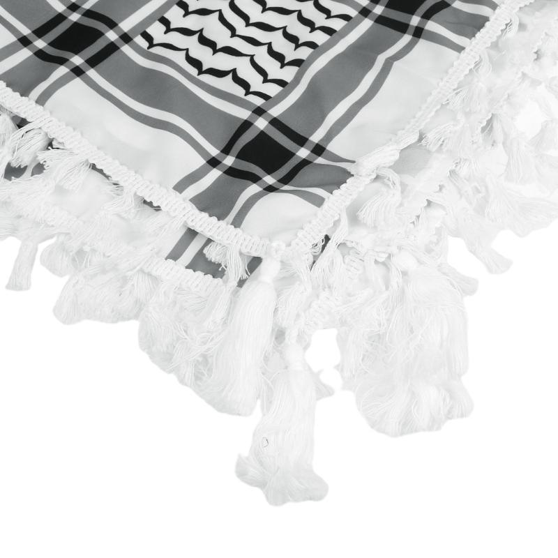 Fashion Adult Keffiyeh Headscarf with Jacquard Pattern Arab Style Headscarf