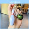 Colorful Bowling Keychain Accessory Great For Parties And Celebrations Silicone Build
