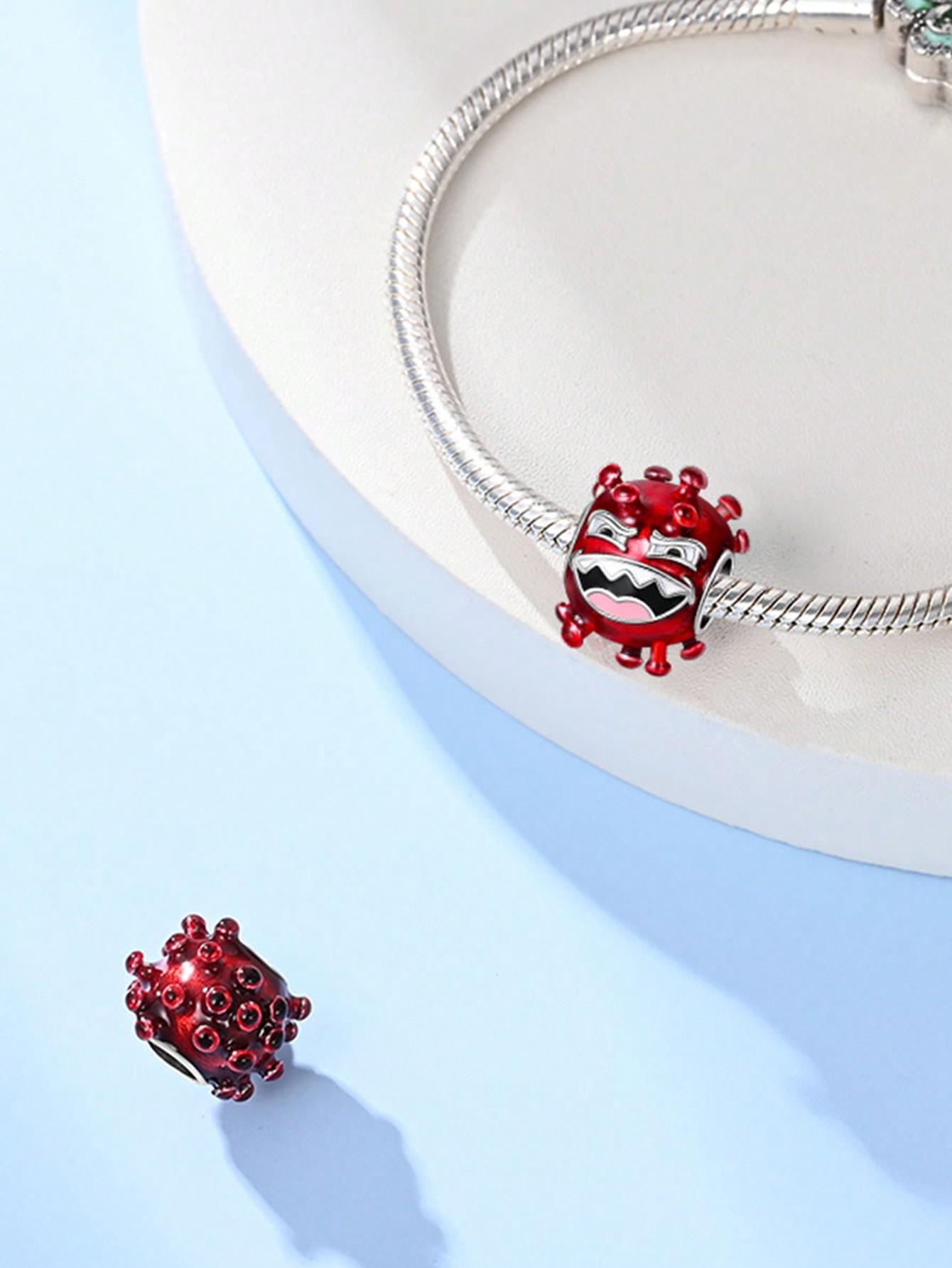 

Charms Plata Copper Colors Medicine Box Virus Capsule Beads Charm Pendant For Original Bracelet For Women Diy Jewelry Love Gift