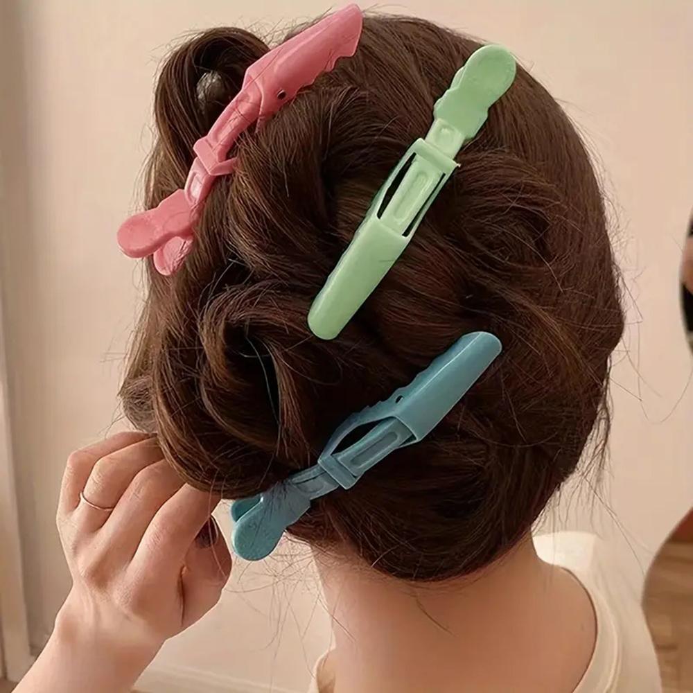 Wide Teeth Hair Clip Hairdressing Clamps Plastic Hair Claw Professional Barber For Salon Styling Hairpins Hair Accessories