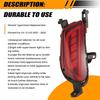 Ingenious-LED Rear Fog Lamp Brake Light Turn Signal Light Reflector 1 Set For Mazda CX-3 For CX3 2015- 2020 Car Bumper Light