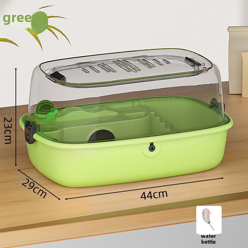 

Велика кімнатна акрилова клітка для хом яка з мансардним вікном Large Hamster Cage