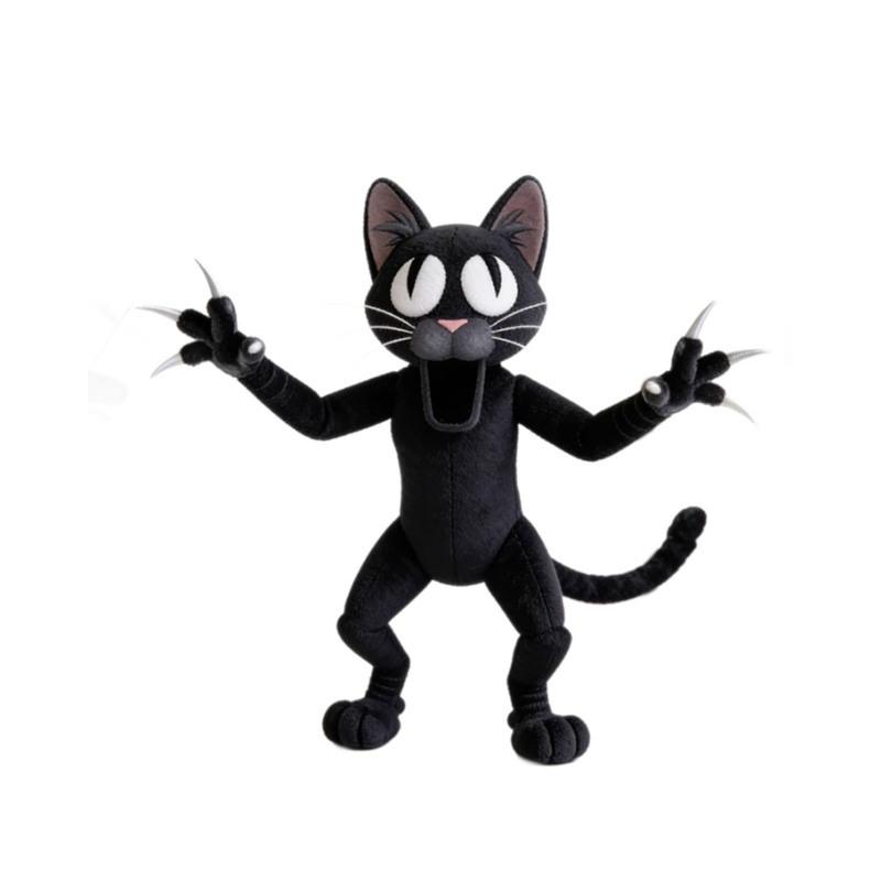 Hot  99 Nights In The Forest Black Cat 99nights Plush Doll Cute Anime Peripherals Toy Birthday Christmas Gift
