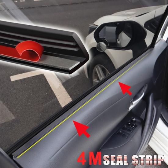 Rubber Car Door Side Window Trim Edge Weatherstrip Seal Sealing Strip Universal
