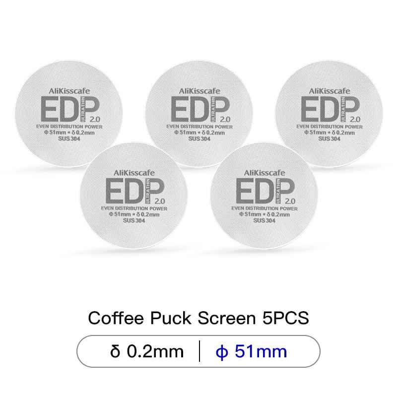 Alikisscafe Espresso Puck Screen Filter 51mm 53.5mm 58.5mm 57mm For Delonghi Breville Portafilter Barista Tools Coffee Accessory
