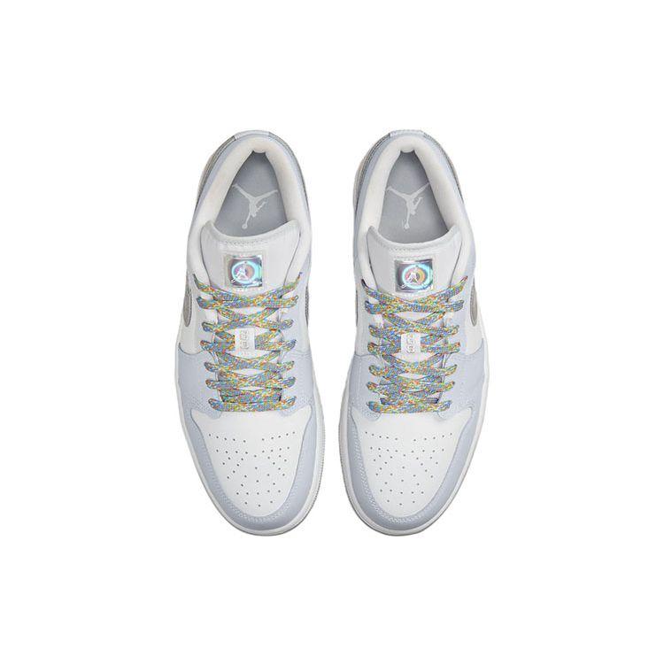 Air Jordan 1 Low SE Tear-Away Men Sneakers White Wolf-Grey DX6070-101