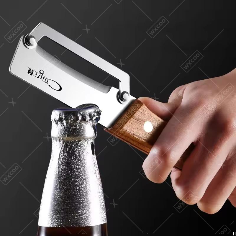 Stainless Steel Fruit Peeler 2-in-1 Bottle Opener Paring Knife Planer Sugarcane Potatoes Fruit Vegetables Scraping Kitchen Tools