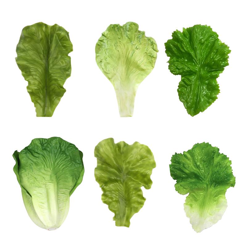 Realistic Artificial Lettuce Simulation Vegetable Models Ideal For Restaurant Displays, Pography Props, And Home Decorations