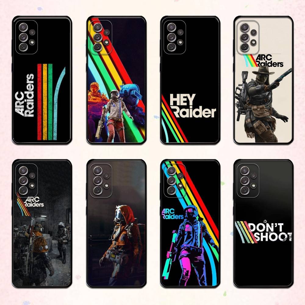 Tactical Co-op A-ARC R-Raiders Phone Case For Samsung S 25,24,23,22,30,21,10,9,Ultra,Plus,Lite,FE,4,5 G Soft Black Case