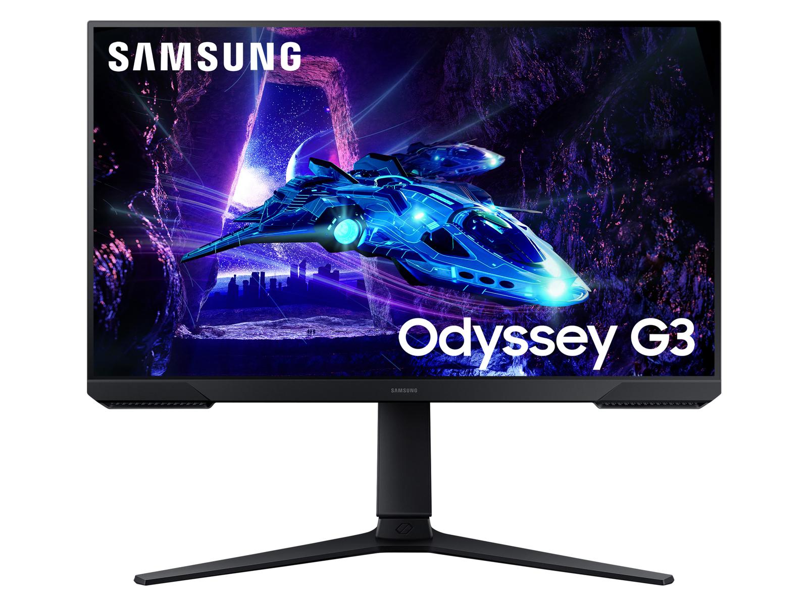 Samsung G30D Gaming-Monitor 180Hz 24 Zoll Schwarz schwarz