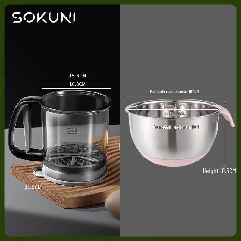 Handheld Semi-Automatic Flour Sifter