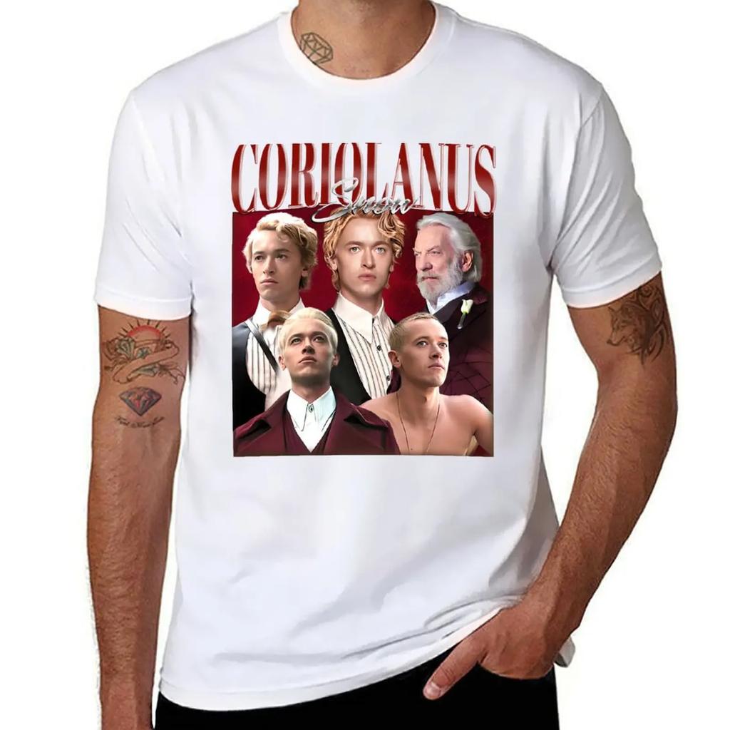 Coriolanus Snow TShirt Short sleeve tee graphic t shirts mens t shirts