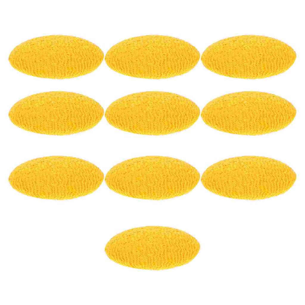 10 Stück Stoffknopf Kleiderdekoration DIY-Zubehör Verzieren Tasche Knöpfe Ornamente Umwickelt Ersatz