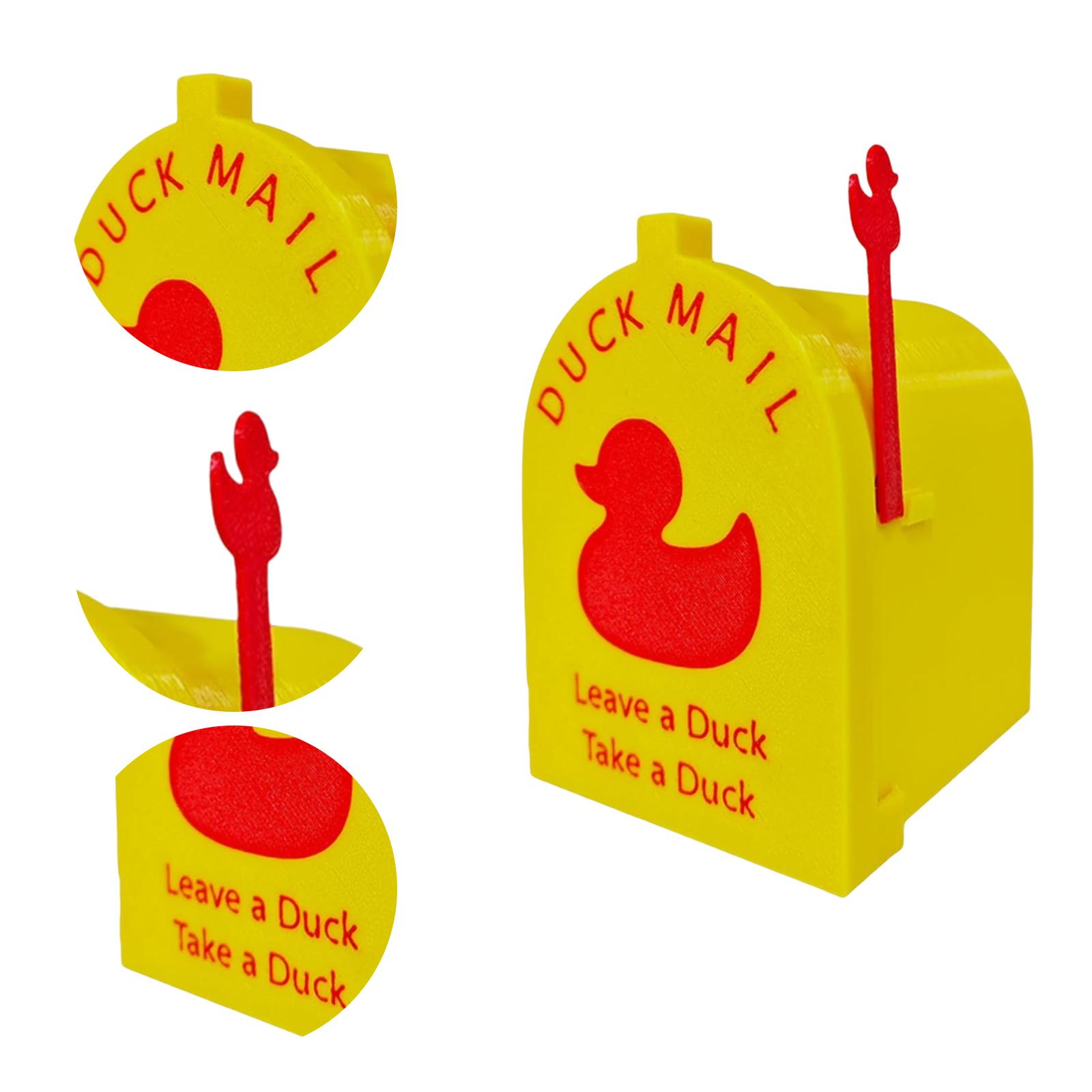 Mailbox Magnet Cruising Duck Fridge Sticker 3D Printed Fridge Magnet Strong Adhesive Removable for Locker Cabin Doors Home Decor China Mainland