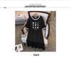 Plus Size Slimming A-Line Mid-Length Dress, Round Neck, for Women 200/300/350 Jin - Style 1089