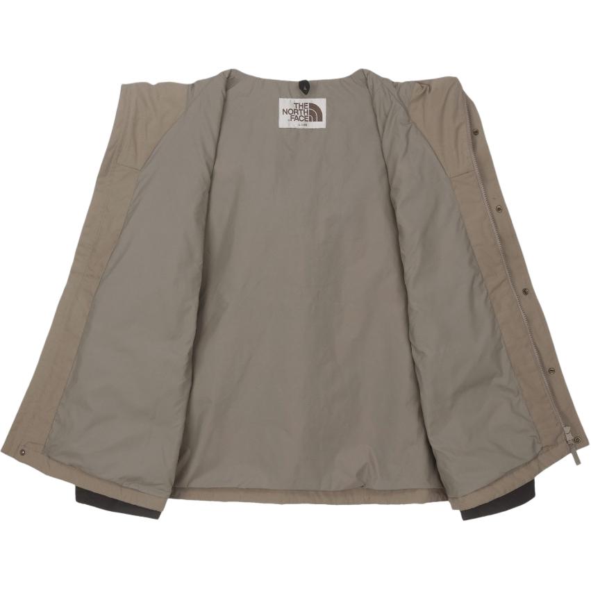 The North Face Color Block Logo Hooded Zip Long Sleeve Work Jacket Women jackets Brown NJ3BQ52L