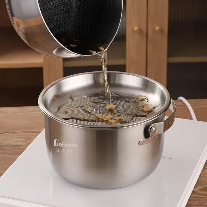 Berenice Lattina per Conservazione Strutto in Acciaio Inossidabile 304