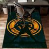 Nassr Football Club Crest Printed Office Carpet Chair Cushion  Entryway Rug, Rugs for Living Room, Bedroom Christmas gifts