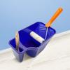 Dark Blue Painting Bucket PP Holding Paint Cup Wall Painting Handheld Paint Cup  Home Improvement