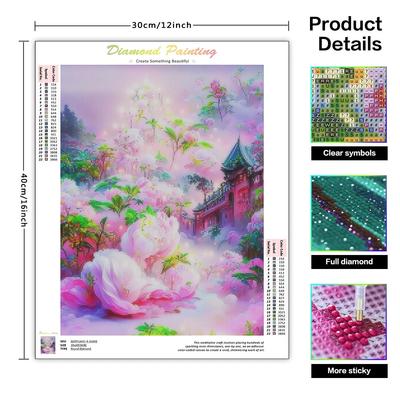 GATYZTORY DIY 5D Diamond Painting Angel Full Round Mosaic Landscape Picture Cross Stitch Kit Art Rhinestone DIY Hobby Home Decor