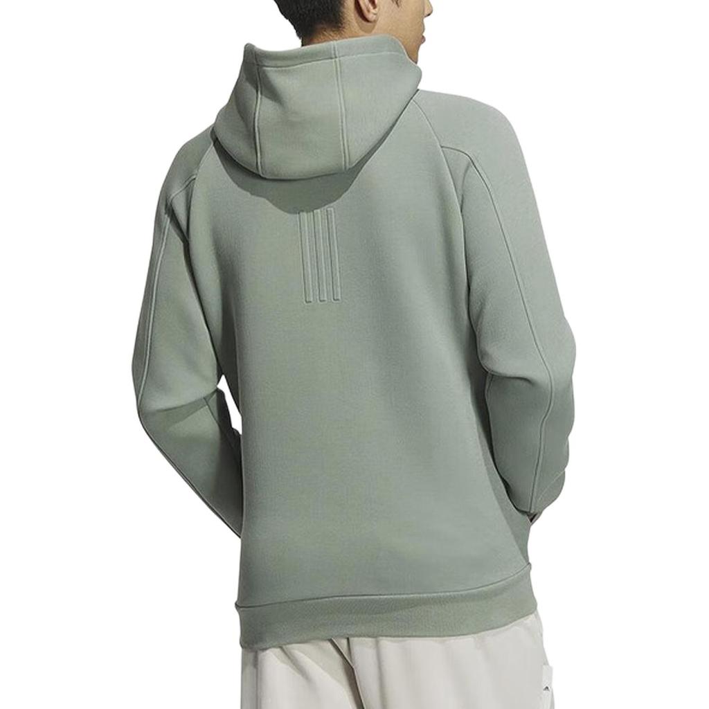 adidas Logo Design Versatile Fashion Sports Hoodie Long Sleeve Men Hoodies Green JE8627