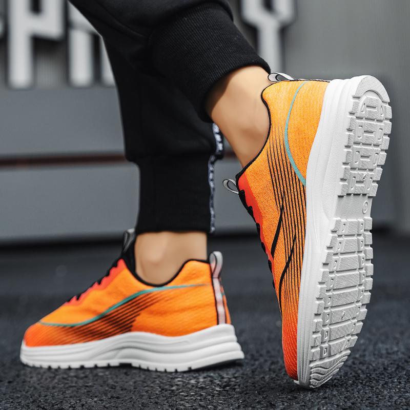 New running shoes for couples summer single Breathable professional racing student sports Ultralight sport