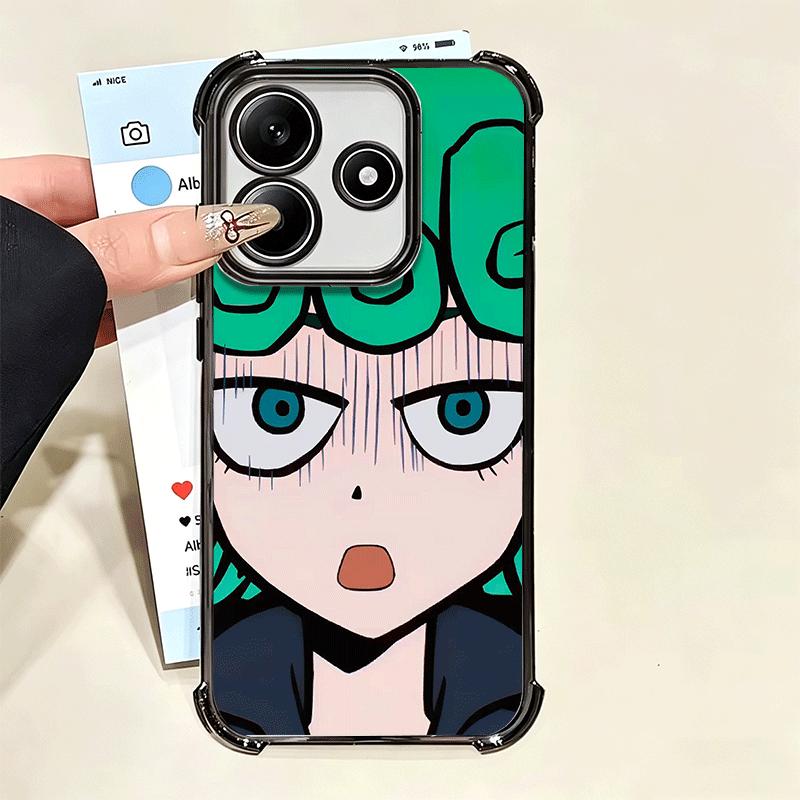 One P-Punch-Mans Tatsumaki Soft Phone Case For Xiaomi Poco X7 X8 Pro Max X6 X5 X3 F8 Ultra F7 M8 M7 M5S Redmi 15C 15A 15 14C 13C