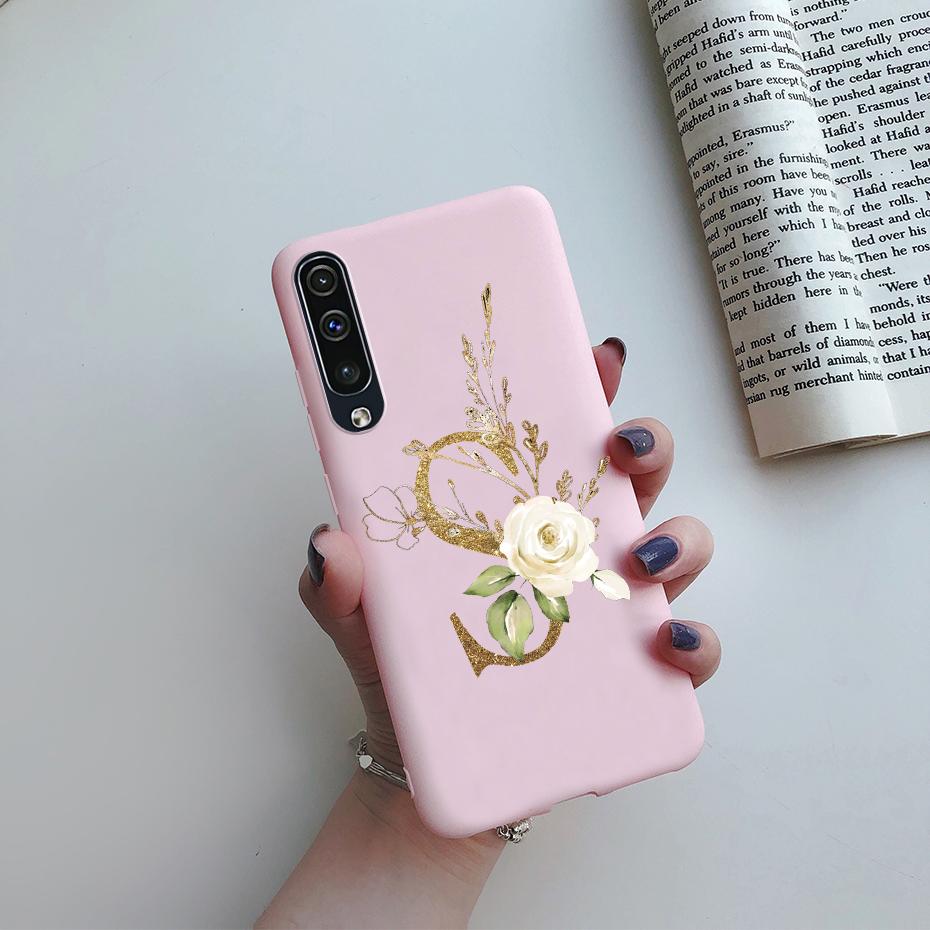 Case For Samsung Galaxy A50 A30 Case Silicone Cute Letters Soft Back Cover For Samsung Galaxy A30S A 30 50 A50S Case 2019 bumper