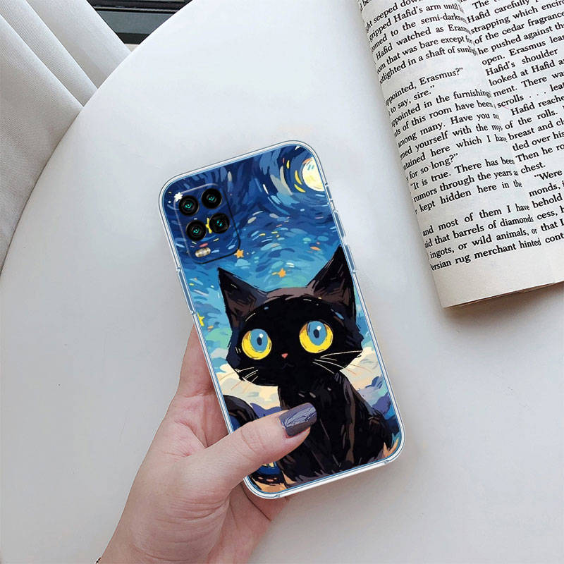 JO9 Kočka Kotě Mňau Pouzdro na telefon pro Motorola G34 G32 G31 G14 G84 G62 E32 G24 G72 G71 G73 G85 G200 G60S G60 G52 G51 G50 G42 G41 G32 G30
