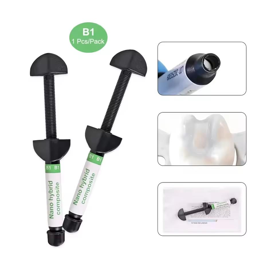 Niceden Dental Composite Flowable Resin Oral Filling Resin Materials Light Cure Dentistry Filling Consumables