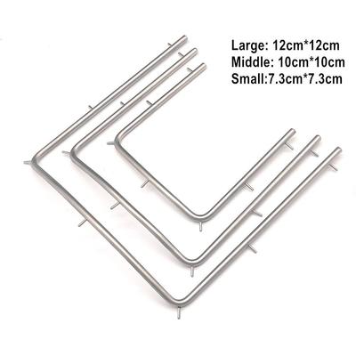 3 stücke/5 stücke/9 stücke Dental Kofferdam Latex Rahmen Zähne Bleaching Mund opener Werkzeug Edelstahl 10 CM/12 CM/7,3 CM zur auswahl