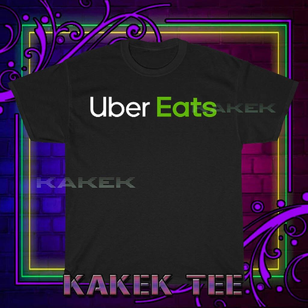 

New Shirt Uber Eats Logo T-Shirt Funny Size S to 5XL 4XL