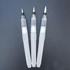 3/6Pcs Plastic Water Pen Water Soluble Colored Art Supplies Watercolor Soft Pen Brush