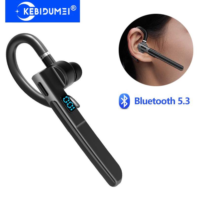 X6 Bluetooth 5.3 Business Earphone Waterproof Ultra Long Standby Noise Reduction Headphone HD Calls Wireless Headset with Mic for Smart Phone
