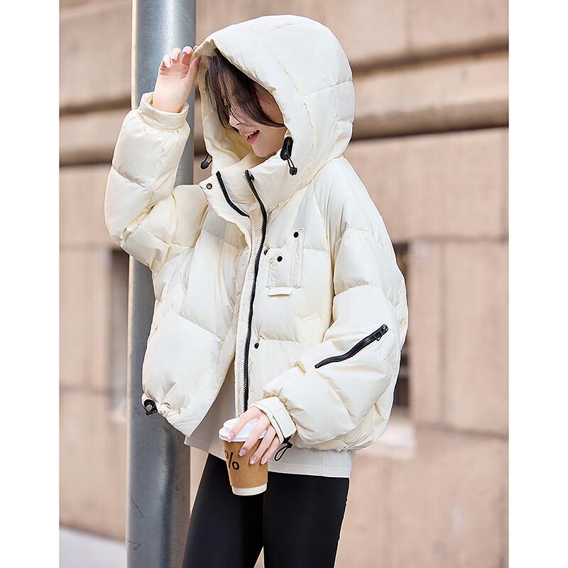 Women's Hooded Duck Down Puffer Jacket