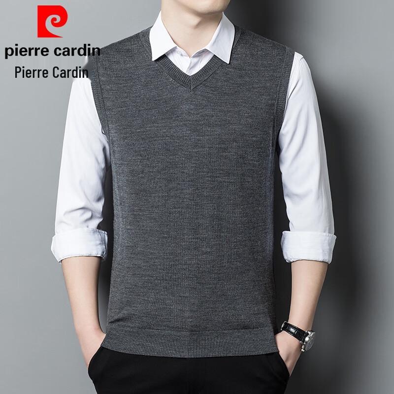 

Мужской жилет-свитер с V-образным вырезом Pierre Cardin, 100% шерсть 180