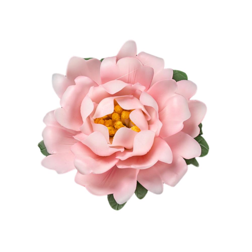 Creative Peony-Shaped Incense Burner Traditional Chinese Style Heat-resistant Ceramic Incense Stick Holder Anti-slip Elegant