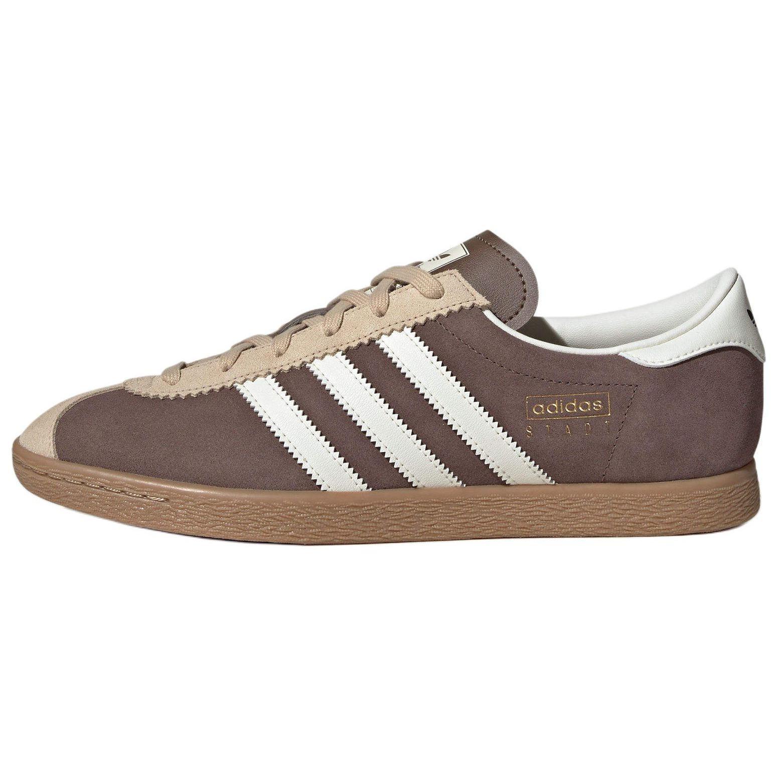 Adidas Originals Stadt Low Top Skateboard Shoes Unisex Umber - JR9554 39