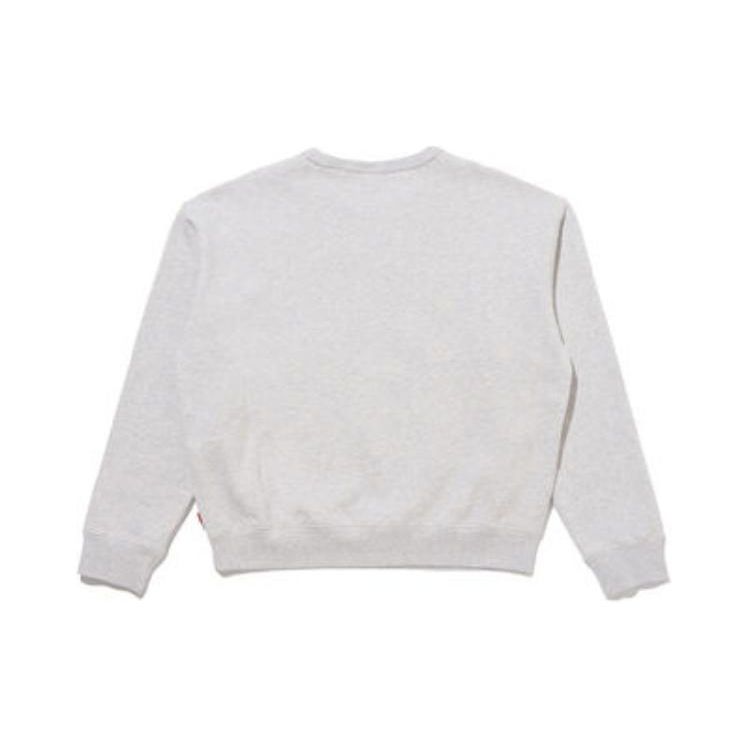 Levis Graphic Print Crew Neck Long Sleeve Sweatshirt Women sweatshirt Gray A7288-0016