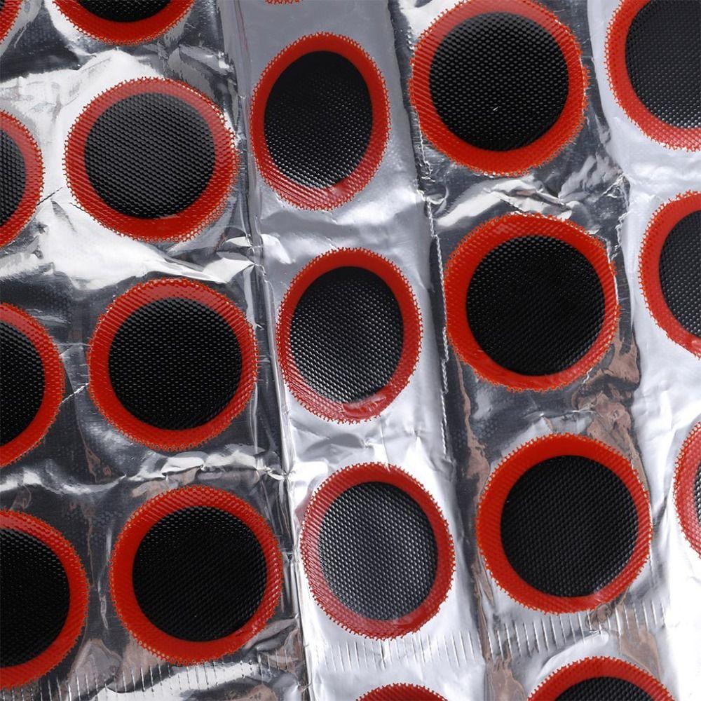 48Pcs/Set Tubeless Bike Tyre RepairTool Emergency Bicycle Repair Accessory Tire Patch  for Car