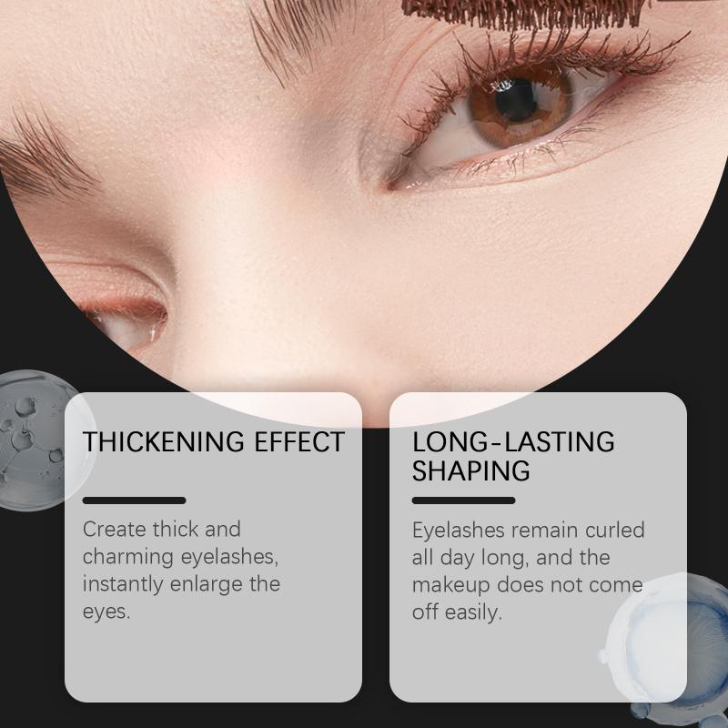 Mascara Allungante Arricciante Aspetto Naturale Impermeabile Resistente alle Macchie Senza Grumi Volumizzante Per Uso Quotidiano A Lunga Tenuta Formula Delicata