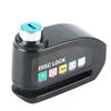 Bicycle Alarm Disc Lock Security Alarm Disc Brake Lock Riding Equipment for Mountain Bike Electric Vehicles Black