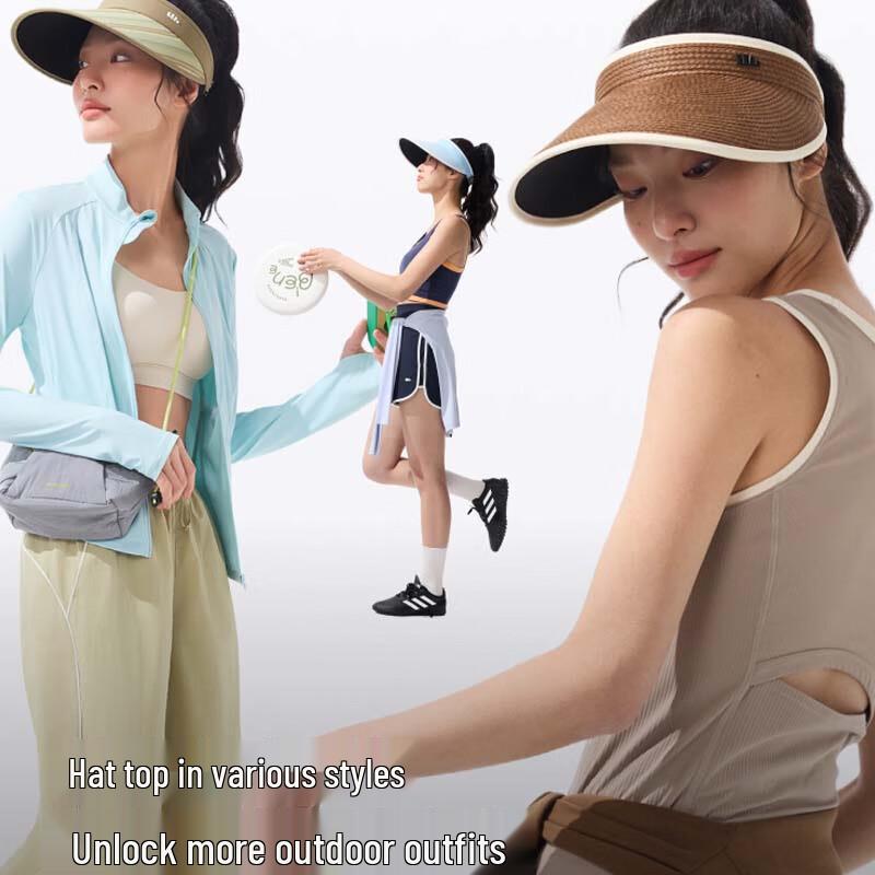 Beneunder UV Protection Empty Top Visor Hat BM569
