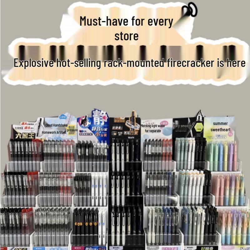 MG Neutral Pen & Brush Display Rack - H3301 Big Ink King Cloud Grip