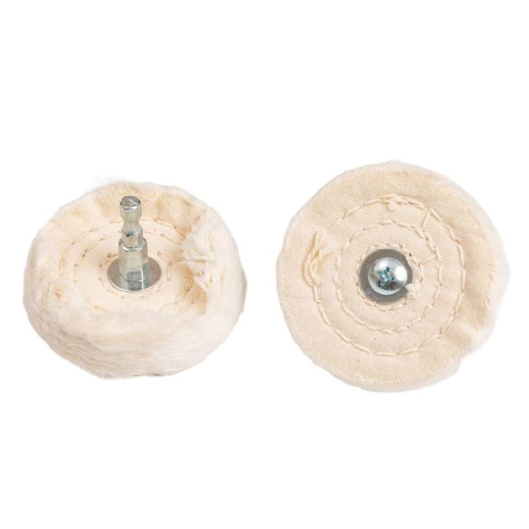 MultiPurpose Car Cares Buffing Wheel Set Conical & Round Pads For Complex Contours And Wax Application Attachment