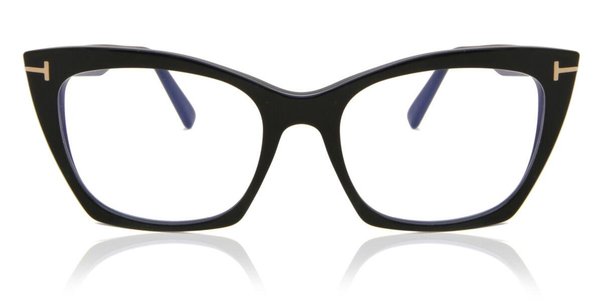 

Tom Ford Ft5709 B Blue Light Block 001 Women Eyeglasses Shiny Black/54