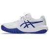 Asics X GS Tennis Shoes Size 100 2E GEL-RESOLUTION (1044A081), Unisex, (White/Dark Cobalt), 20.5 Cm,