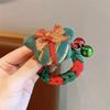 Cute Hair Ties Toddler Christmas Hair Accessories, Elastic No Damage for Girls Kids Ponytail Holders New Year Holiday Hair Bands