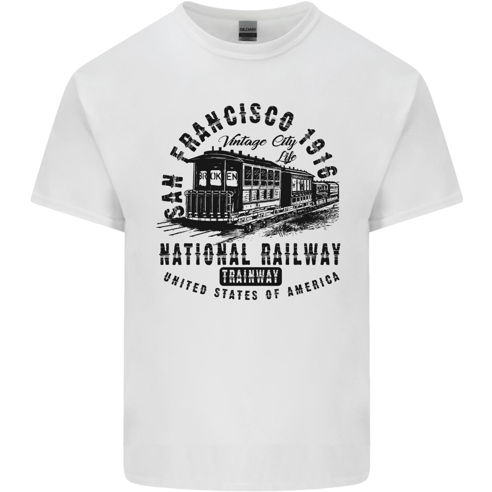 National Railway Locomotive Train Trainspotting Unisexs Light Cotton Tshirt S