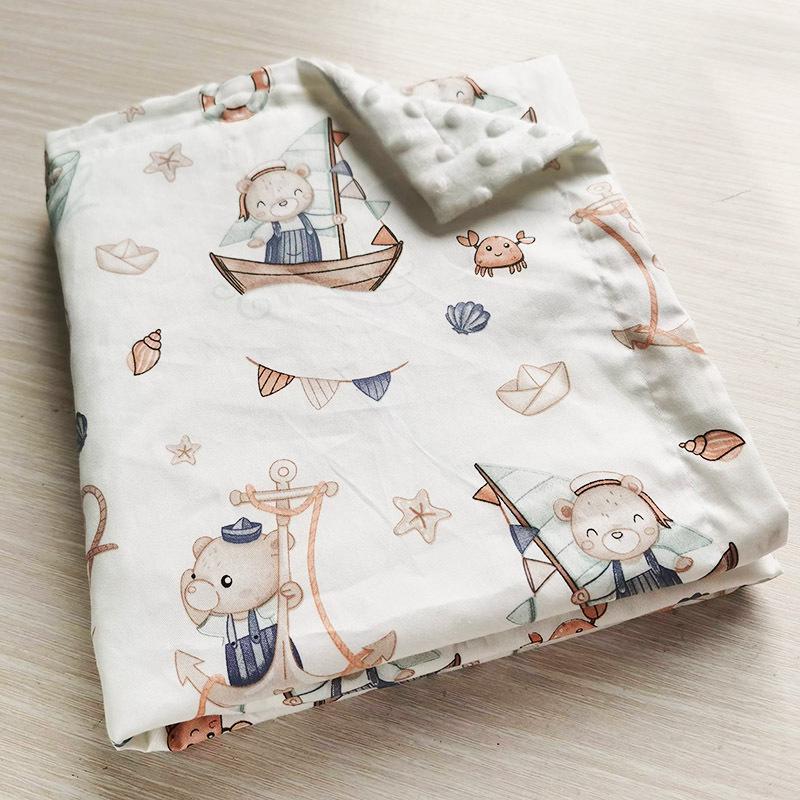 Coperta/Trapunta Rassicurante per Bambini in Cotone Twill a Doppio Strato